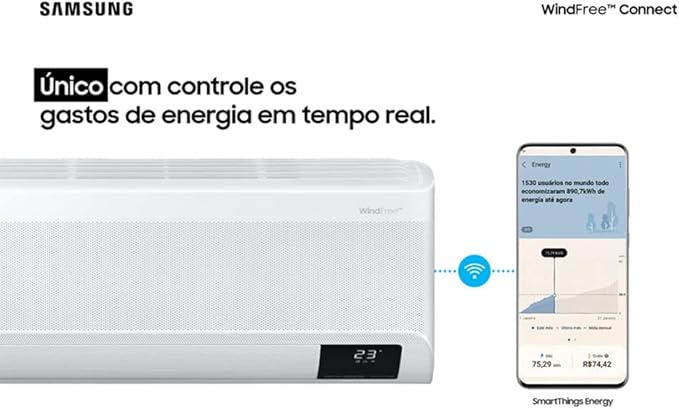 AR-CONDICIONADO SAMSUNG INVERTER 22.000BTUS WFREE CONNECT
