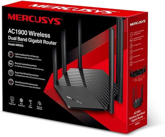 ROTEADOR MERCUSYS MR30G AC1200 - Distribuidora NetShow